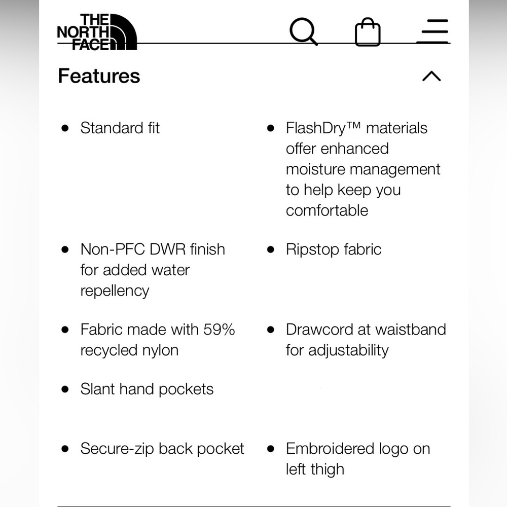 The North Face Class V Pull on Shorts Men’s M - Picture 5 of 6